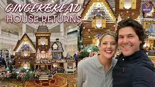 Disney Gingerbread House Monorail Crawl | Full Tour, Treats, Merch | Walt Disney World 2022