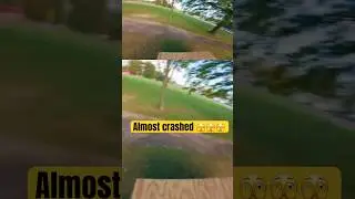 Almost crashing my DJI Avata 2! 😬 #dronecrash #avata2 #fpvdrone #shorts
