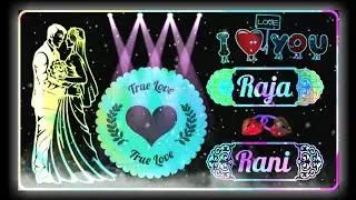 New True Love Couple Name Art Video Status Editing | True Love Status Editing 2021 by S_C