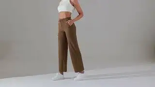 Quality Plus Size Wide Leg Pants Breathable Wide Leg Yoga Pants Jogging Biking yoga Wide Leg Pocket