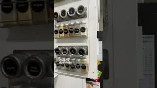 Spice Rack Hack from Amazon - magnetic containers! Shop:  