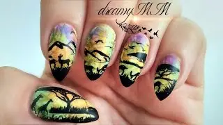 Safari Stamping Nail Art - Collaboration 