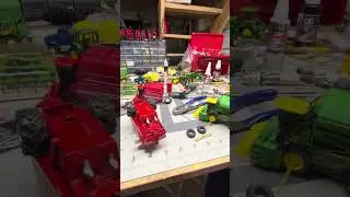 1/64 CASE IH Red Cab 1480 with rear wheel drive. pt 1