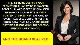 They Forced Me to Train the CEO's Nephew for MY Job. He Didn't Realize the 'Manual' Was a Trap!