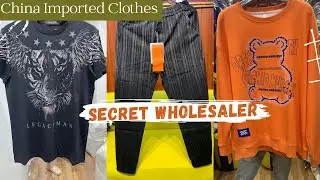 China Imported T-shirt, Shirt & Track pants Wholesaler In Khar| Hidden Imported Clothes Wholesaler