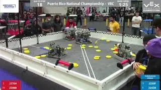 P.R. VEX Robotics National Championship - Qualification Match #18