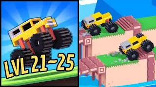 🏅 DRIVE MAD 🐟 LEVEL 21~25 🧩 Gameplay Walkthrough