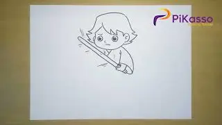 Luke Skywalker Easy Drawing Tutorial