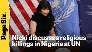Nicki Minaj talks about religious killings in Nigeria at the United Nations