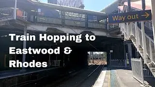 Living in Sydney | Train Hopping Eastwood Rhodes Sydney Vlog
