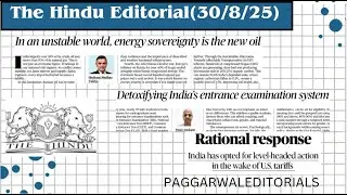 India at Crossroads: Trade Tariffs, Energy Sovereignty & Exam Reforms Explained