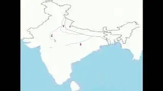 Yamuna Chambal Son Indian Rivers  map  tributaries origin