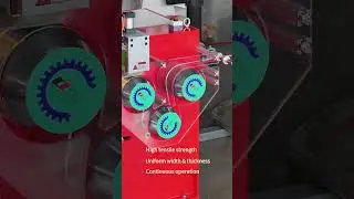 Fiber Strapping Production Line | High Strength Polyester Strapping Machine #manufacturing