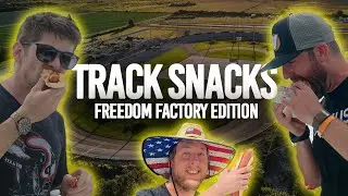 Reviewing food from Cleetus McFarland's Freedom Factory | Track Snacks