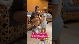 Maria Flor pediu para Ana Castela entrar na piscina com ela e resposta surpreendeu