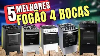 Qual o melhor fog&atilde;o 4 bocas 2026 para comprar HOJE? TOP 5 melhores fog&otilde;es 4 bocas do mercado!