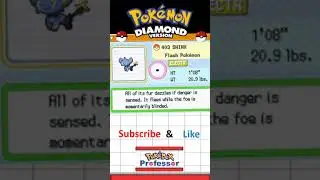 Shinx Flash 📸 and I'll BLIND You ✨ Pokemon Pokedex DIAMOND Story #Shorts