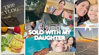 VLOG | Traveling solo with my 5 year old daughter for the first time✈️ | Back to Virginia😬👀