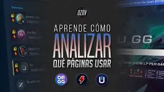 📊 Como analizar tu perfil 📊 Programas para mejorar en LoL - Ozov