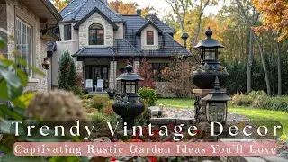 Trendy Vintage Decor: Captivating Rustic Garden Ideas You&rsquo;ll Love