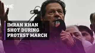 Pakistan&rsquo;s former PM Imran Khan wounded by gunshot in apparent assassination attempt during rally