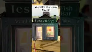 Metcalfe fish and chip shop freebie #train #ooscale
