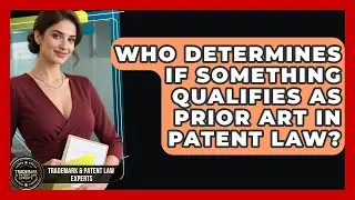 Who Determines If Something Qualifies as Prior Art in Patent Law?