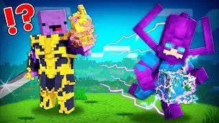 GALACTUS Speedrunner VS THANOS Hunter in Minecraft - Maizen JJ and Mikey