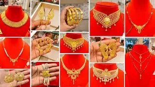 TANNU JEWELLERS Lightweight From 1.2GM Gold Jewellery - Choker Necklace Noa Bala Mangalsutra Kanbala