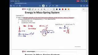CH9 Energy in Mass-Spring System