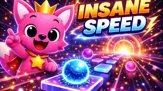 Pinkfong Tiles Hop🎵 INSANE SPEED ⚡️Perfect Run
