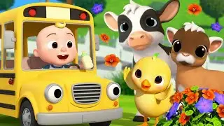 Wheels on the Bus Farm Adventure 🚌🐮 | Baby Songs & Nursery Rhymes | Kids Rhymes