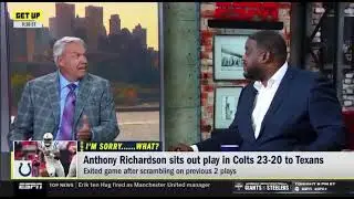 Anthony  Richardson is trash lmao taps out  of game 😆 lol