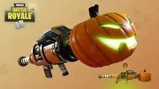 Fortnite Battle Royale Halloween Update 1.8: Pumpkin Launcher Gameplay