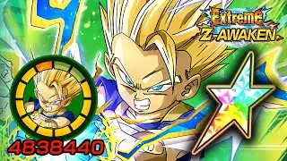 100% EZA F2P TEQ SSJ2 CABBA [LEVEL 10 LINKS] + STICKER EFFECT! Dragon Ball Z Dokkan Battle