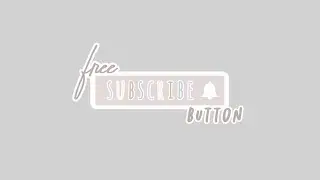 10 free subscribe button for intro and outro | cute + aesthetic #2