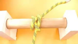 ASMR THE PICKET-LINE HITCH, HOW TO TIE THE MOST USEFUL KNOTS