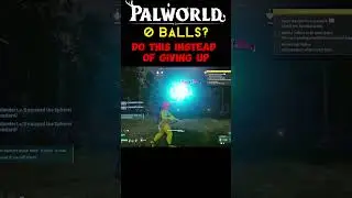 What to do if you run out of Palspheres mid fight (Palworld)