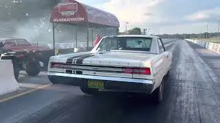 First nitrous pass with my Fury - Milan Dragway, 8/24/2022