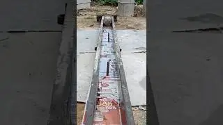 new short #how to making cement pillar
