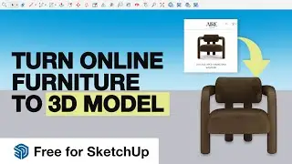 FORM3D: Create Instant 3D Furniture Models in SketchUp
