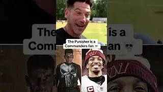 Jon Bernthal was so hyped to be at Commanders practice 🔥 (via scott7news, 7newsdc/IG)