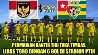 TIMNAS INDONESIA TANTANG TIMNAS TOGO DI STADION PTIK | UJICOBA INDONESIA 2025 | VIRTUAL MATCH PES