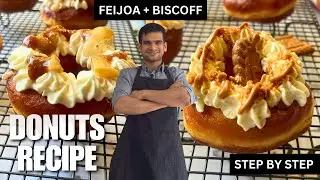 Stuffed Donuts Like You Have Never Seen Before | Feijoa + Biscoff Magic l Abhishekz Kitchen