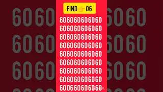 puzzle game🎯 06👍 👉06👤 #iqtest #gkquiz find the number #ढूंढो #paheli #maths #puzzle #youtubeshorts 😛