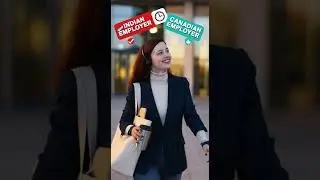 Canada Job life vs Indian Job life in 10 seconds 💰#shortvideo #shorts #shortsfeed #business