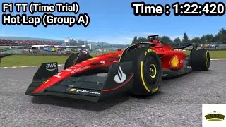 REAL RACING 3 - SPA - F1 TT (TIME TRIAL) - GROUP A - TIME 1:22:420