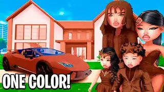 LIVING in ONE COLOR in REALISTIC BERRY AVENUE! (Chocolate)
