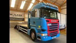 SOLD: SCANIA R490 6X2 *EURO 6* BEAVERTAIL / FLATBED - 2015 - SN15 LVD