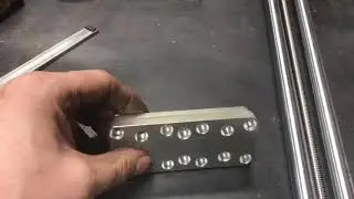CNC whiteboard plotter build Y axis plate